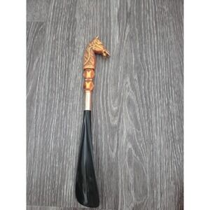 Vintage Plastic Horse Head Shoe Horn Collectible Piece of history!
